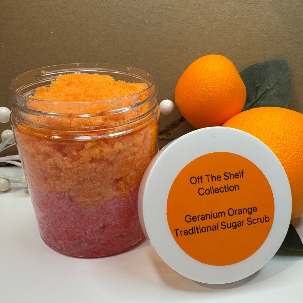 Handcrafted Sugar Scrub- Geranium Orange